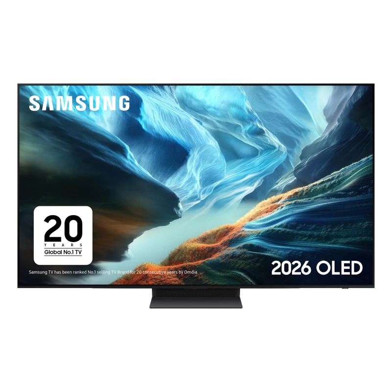 Samsung Smart TV 55 Inch S90H OLED 4K, Glare-Free, HDR10+, Motion Xcelerator 165Hz, Dolby Atmos & OTS Lite, Gaming Hub, FreeSync Premium Pro, Knox Security, AI Voice Control, Alexa Built-in [2026]