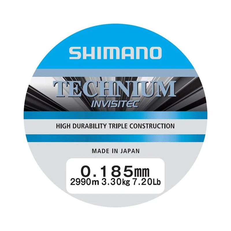 Shimano Technium Invistec A Mono 2990m 0.185mm 3.3kg Grey Fishing Line