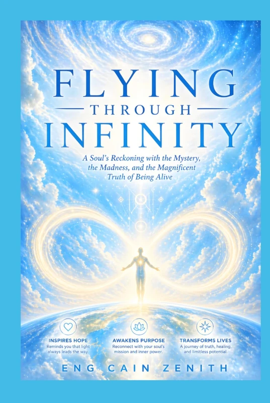 FLYING THROUGH INFINITY: A Soul's Reckoning with the Mystery, the Madness, and the Magnificent Truth of Being Alive