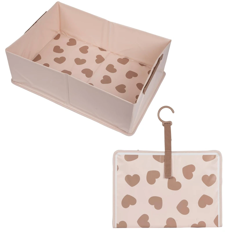BÉABA, Foldable Baby Bath, Ultra-Compact, Stylish & Trendy Design, Ultra-Practical Storage, Space-Saving, Easy to Use, Pop Up Camele'o Bath, Big Love - Image 1