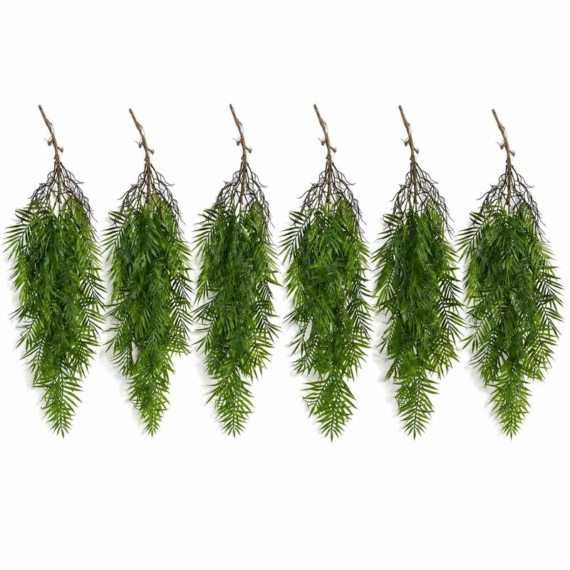 Multipack Leaf Design Artificial Hanging Plants - Image 1