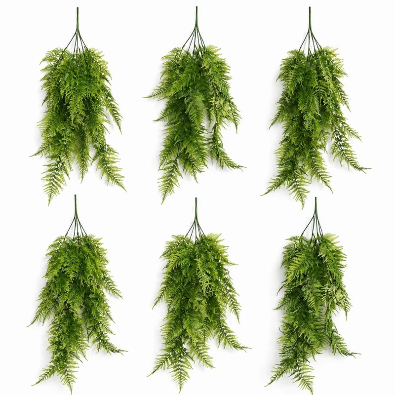 Multipack Leaf Design Artificial Hanging Plants - Image 1