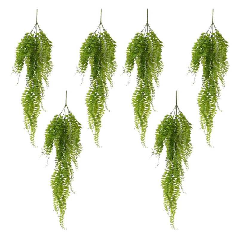 Multipack Leaf Design Artificial Hanging Plants - Image 1