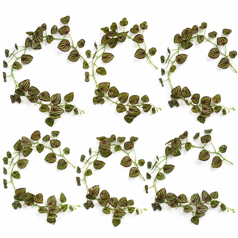 Multipack Leaf Design Artificial Hanging Plants
