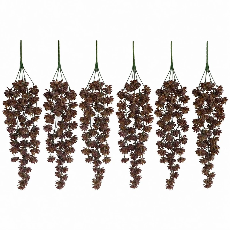 Multipack Leaf Design Artificial Hanging Plants - Image 1