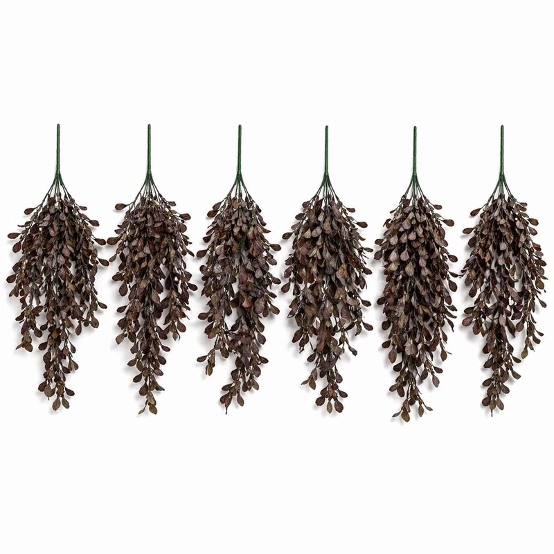 Multipack Leaf Design Artificial Hanging Plants - Image 1