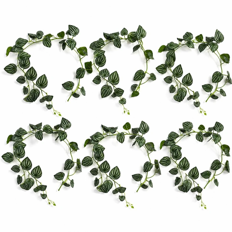 Multipack Leaf Design Artificial Hanging Plants