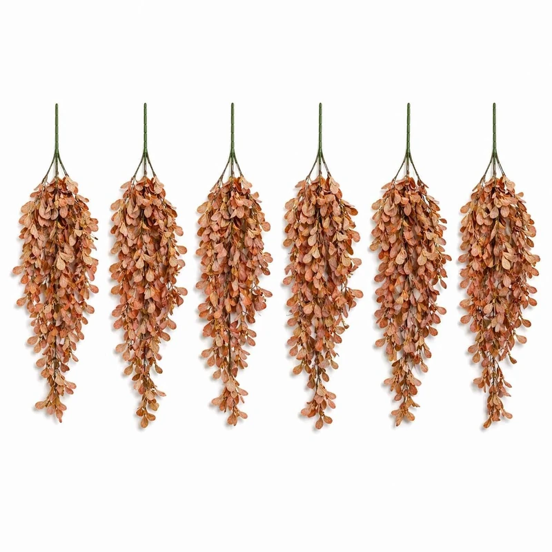 Multipack Leaf Design Artificial Hanging Plants - Image 1