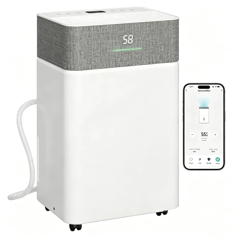 JUMMICO Dehumidifier for Home 20L/Day, Smart WiFi