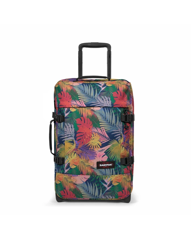 Eastpak Tranverz S Suitcase – Carry-On Travel Luggage with TSA Lock, Dual Compartments and Compression Straps, 42 L Capacity, 51 x 32.5 x 23 cm - Brize Retro Navy