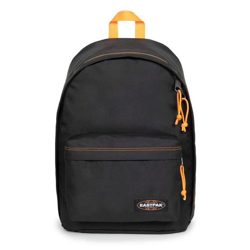 Eastpak Out of Office Backpack 27L (44 x 29.5 x 22 cm), Laptop Backpack 13-15", Durable Water-Resistant School & Work Daypack with Padded Straps - Kontrast Black Blue