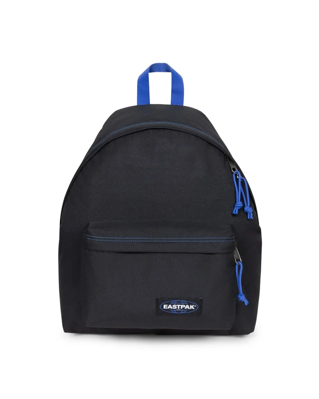 Eastpak Padded Pak’r Backpack 24L (40 x 30 x 18 cm), Durable Water-Resistant School & Travel Daypack, Lightweight Classic Backpack with Padded Straps & Front Pocket - Kontrast Black Blue