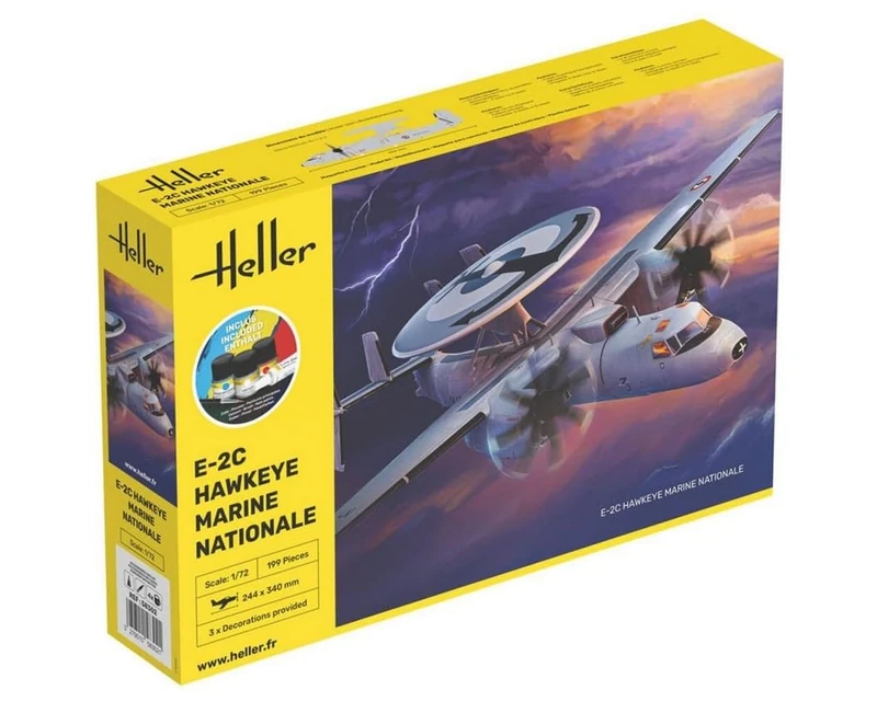 Heller 1:72 Gift Set - E-2C Hawkeye Marine Nationale - Image 1