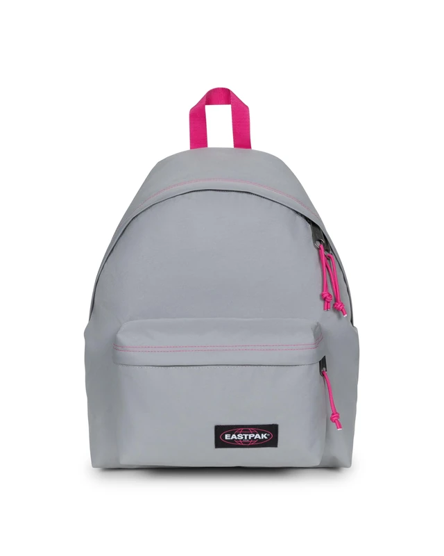Eastpak Padded Pak’r Backpack 24L (40 x 30 x 18 cm), Durable Water-Resistant School & Travel Daypack, Lightweight Classic Backpack with Padded Straps & Front Pocket - Kontrast Grey Pink - Image 1