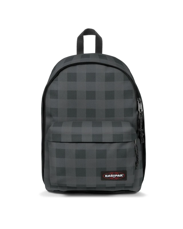 Eastpak Out of Office Backpack 27L (44 x 29.5 x 22 cm), Laptop Backpack 13-15", Durable Water-Resistant School & Work Daypack with Padded Straps - Checker Grey - Image 1