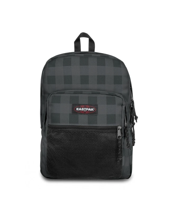 EASTPAK Pinnacle Backpack 38L (42 x 32 x 25.5 cm), Extra Large School & Travel Backpack, Durable Multi-Compartment Daypack with Organizer & Padded Straps - CHECKER GREY