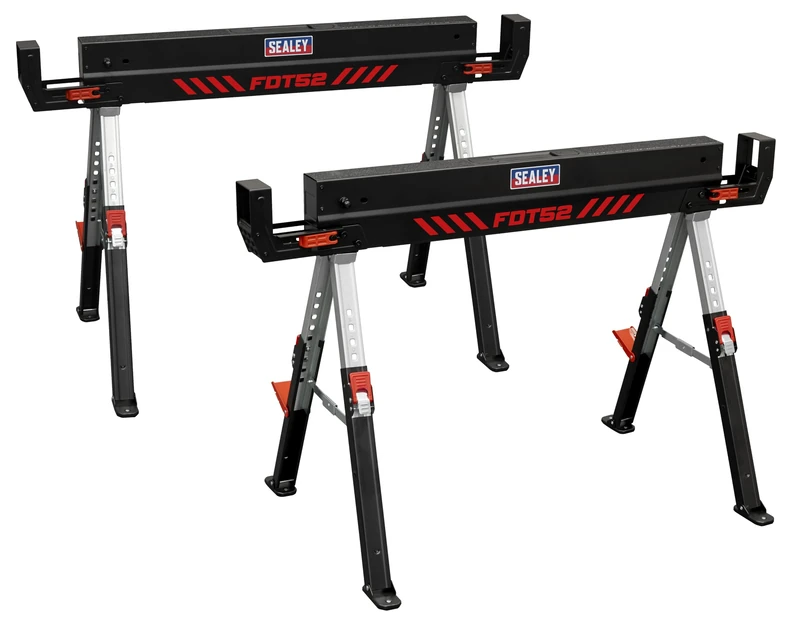 Sealey Adjustable Sawhorse Set 2pc - FDT52