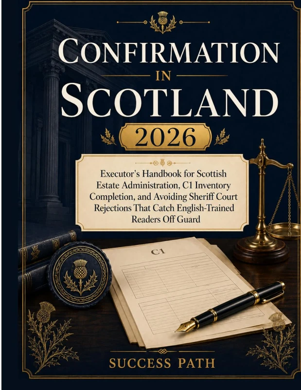 Confirmation in Scotland 2026: Executor's Handbook for Scottish Estate Administration, C1 Inventory Completion, and Avoiding Sheriff Court Rejections That Catch English-Trained Readers Off Guard