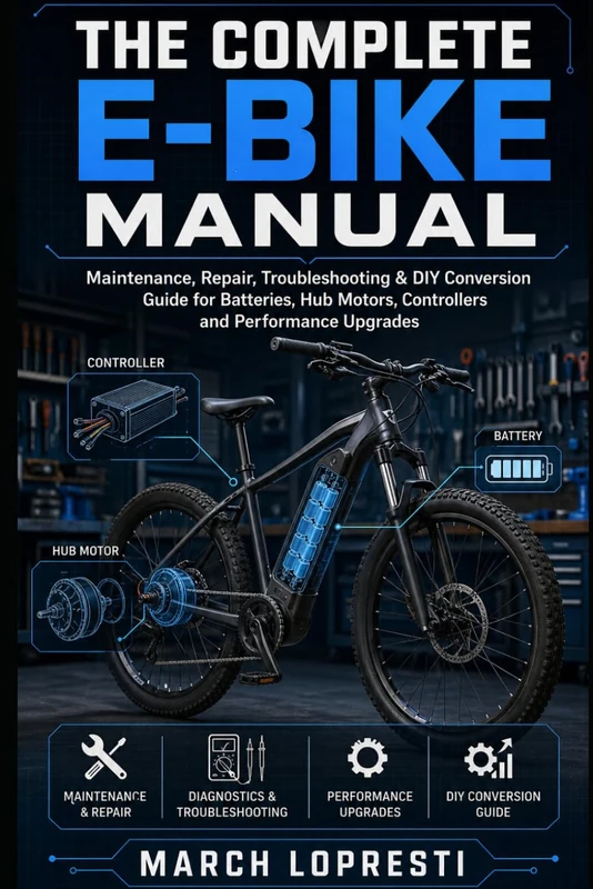 The Complete E-Bike Manual: Maintenance, Repair, Troubleshooting & DIY Conversion Guide for Batteries, Hub Motors, Controllers and Performance Upgrades