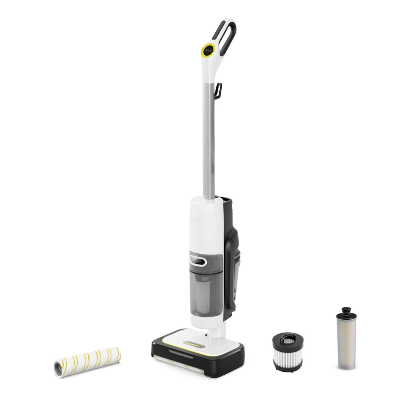 Kärcher steam vacuum SCV 4 Steam Vac, 3-in-1 solution (steam cleaning, vacuuming & combination), eliminates 99.999% of viruses* & bacteria**, heating time: 30 s, self-cleaning function