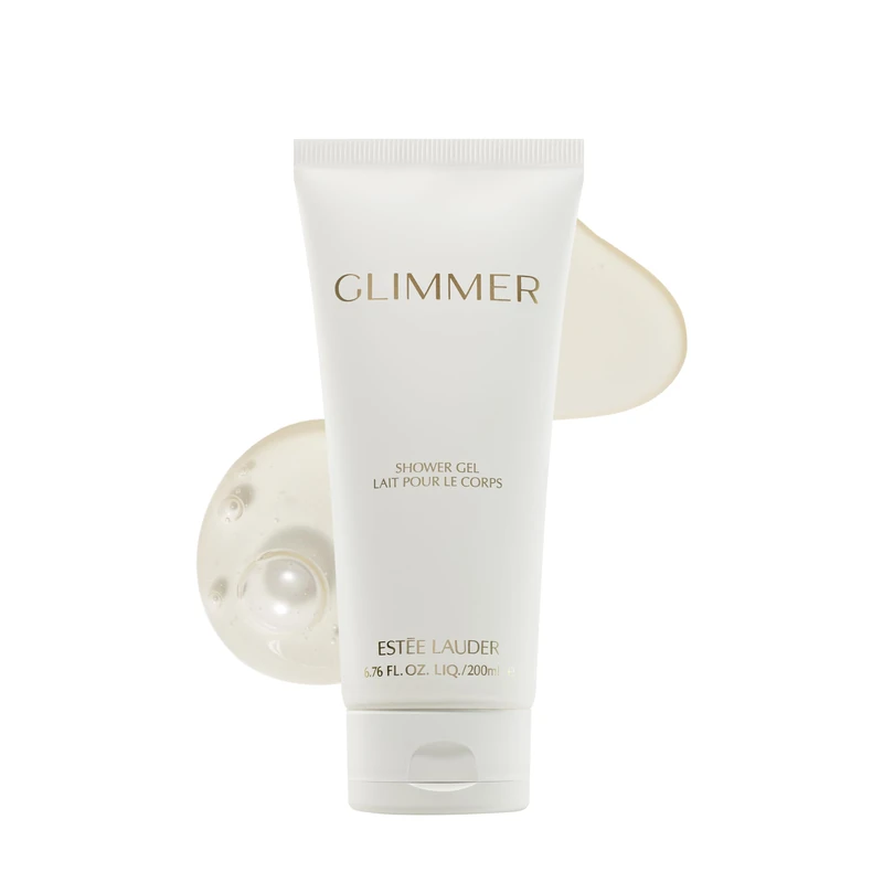 Estée Lauder Glimmer Perfumed Shower Gel with Notes of Macaron Rose Accord, Amber Embrace Accord & Shimmering Patchouli, 200ml