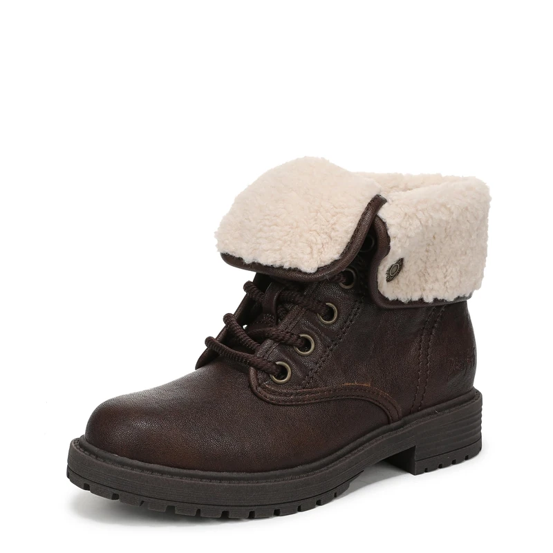 Blowfish Malibu Women Andy Cozy Short Boot Brown 5 Uk Medium Fit