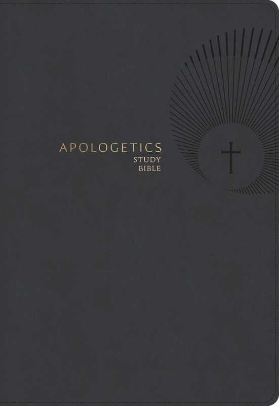 CSB Apologetics Study Bible, Revised & Updated, Easy-to-Read Optimal Type, Charcoal LeatherTouch
