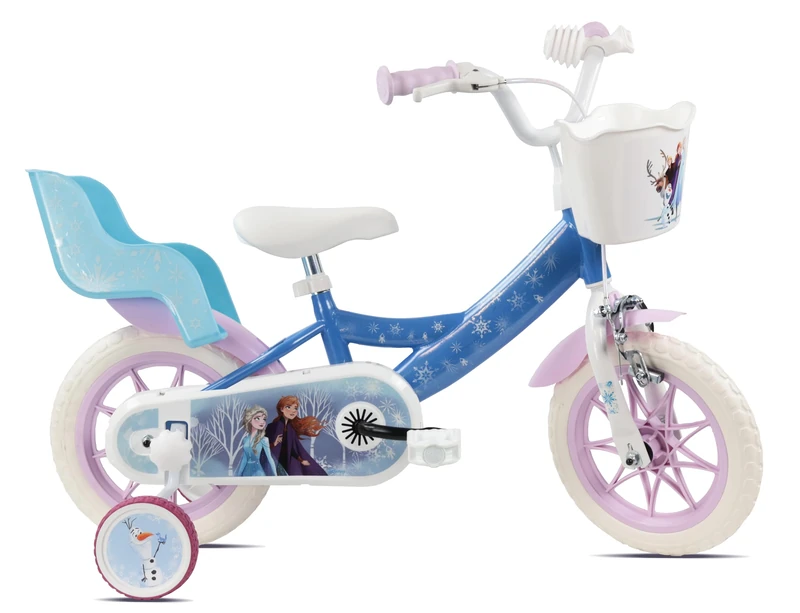 Disney Frozen 12 Inch Girls Bike, Steel Frame, Puncture-Proof Tyres