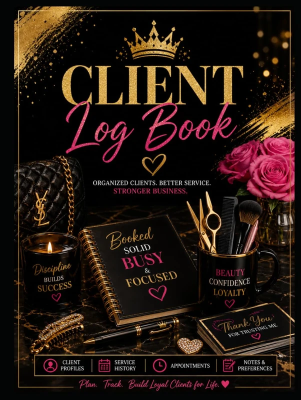 Client Log Book: Organized Clients, Better Service, Better Business