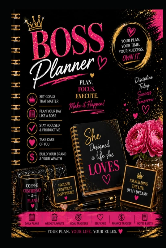 Boss Planner: Plan, Focus, Execute, make it Happen.