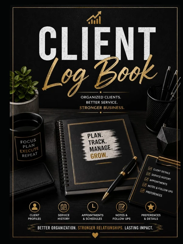 Client Log Book: Organized Clients, Better Service, Stronger Business