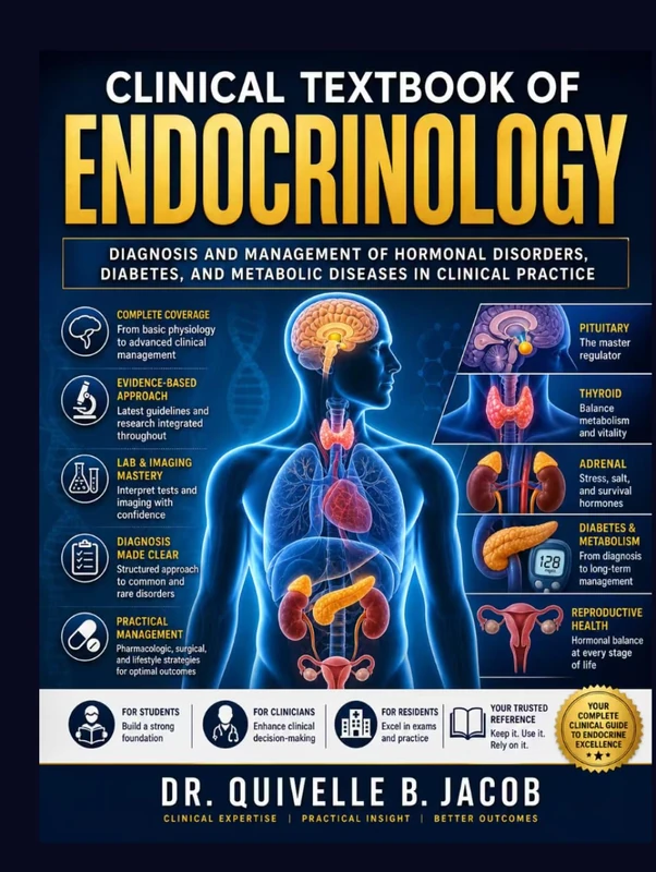 CLINICAL TEXTBOOK OF ENDOCRINOLOGY: Diagnosis and Management of Hormonal Disorders, Diabetes, and Metabolic Diseases in Clinical Practice