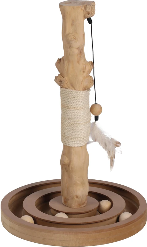 SCRATCHING TOY KOFTI JUTE BROWN 36x36x54CM
