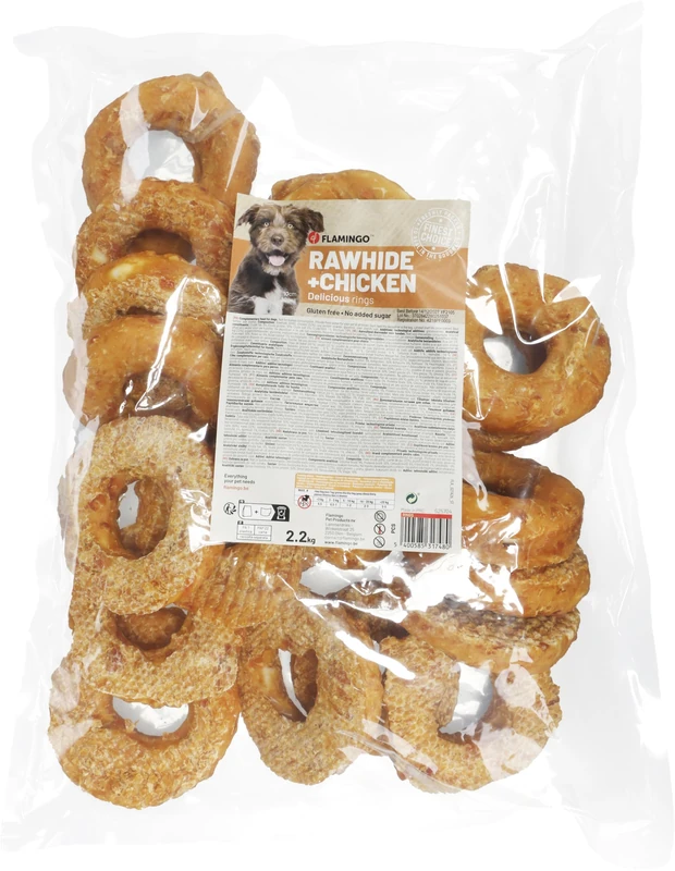 R'HIDE RING WITH CHICKEN 10CM 20PCS 2,2KG - Image 1