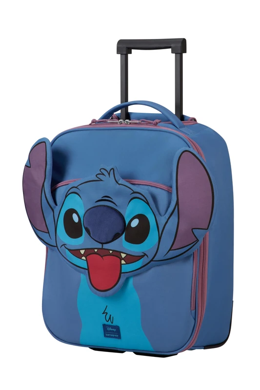 Samsonite Sammies Disney Stitch - Kids 2-Wheel Cabin Trolley 45x36x19 cm, Carry-On Suitcase EasyJet Compatible, Underseat Travel Case for Kids, 30L - Image 1
