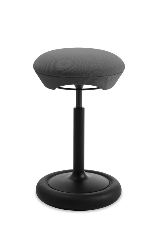 Topstar SITNESS HOP HIGH Ergonomic Stool with Three-Dimensional Movement Sitness Technology Made in Germany Colour: Black/Anthracite