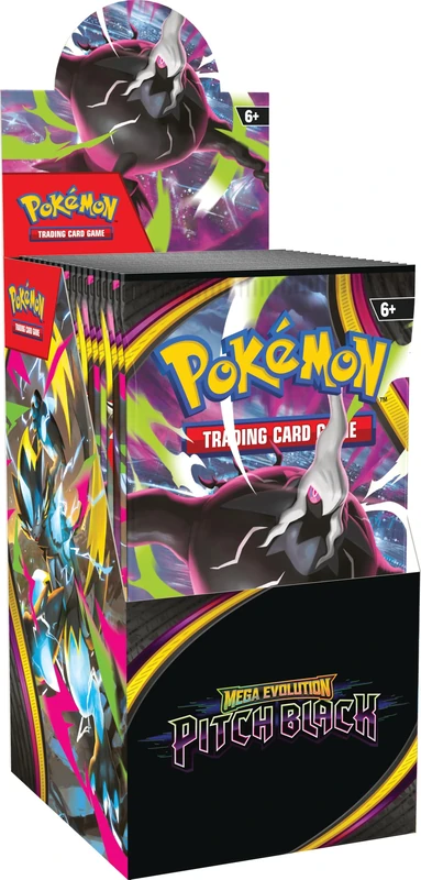 Pokémon TCG: Mega Evolution—Pitch Black Booster Display (18 Booster Packs) - Image 1