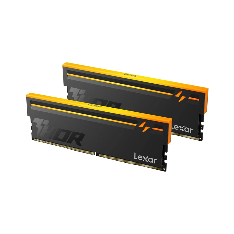 Lexar RGB DDR5 RAM 32GB Kit (2x16GB) 6000 MHz CL38, 288-Pin UDIMM Desktop Memory for Intel XMP 3.0/AMD EXPO, PC Computer DRAM for Gaming, AI, 1.35V, Black
