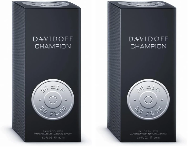Davidoff Champion Eau De Toilette, 90ml (Pack of 2)