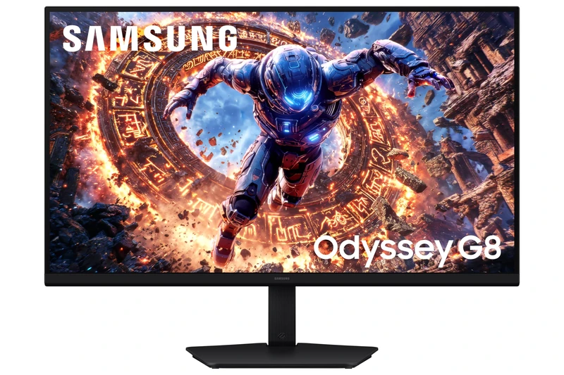 Samsung Odyssey G80HS 32" 6K 6144x3456 IPS Gaming Monitor, 1ms, Dual 330Hz 165Hz Refresh, HDR10+ Gaming, Gsync Compatible, Freesync Premium, HDMI 2.1, Displayport, USB, Height Adjust, LS32HG806ESXXU