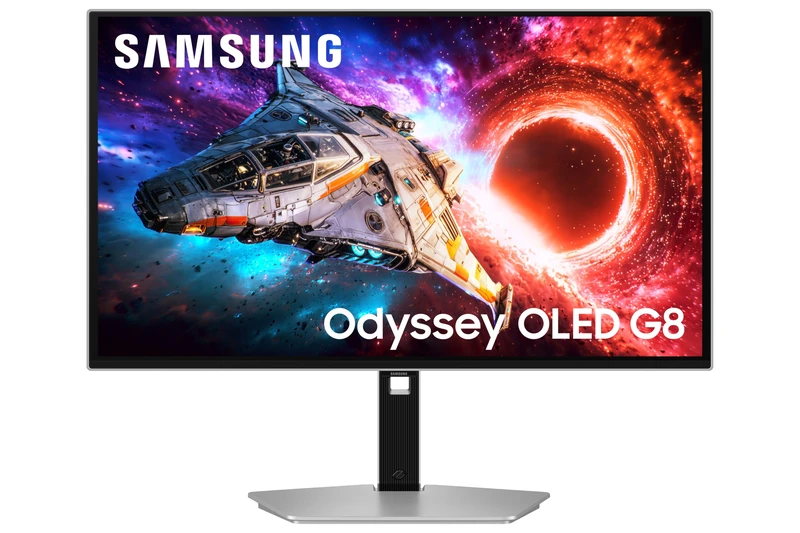 Samsung Odyssey OLED G80SH 27" 4K UHD Gaming Monitor, 0.03ms, 240Hz, Gsync Compatible, Freesync Premium Pro, HDMI 2.1, Displayport, USB-C, 3840x2160, Height Adjust, LS27HG802SUXXU