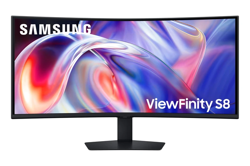 Samsung Viewfinity S85TH 40" Curved 5K2K WUHD 5120x2160 Monitor, 144Hz, 4ms, HDR10+, Freesync Premium, HDMI 2.1, Displayport, USB, Thunderbolt, Ethernet LAN, Speakers, Height Adjust, LS40H850TAUXXU - Image 1