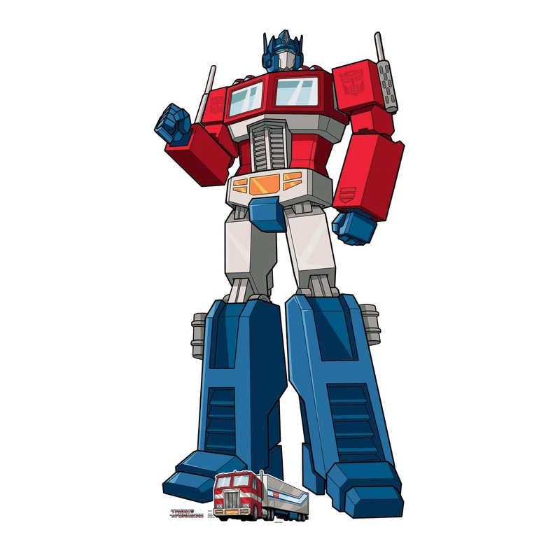 Star Cutouts SC4927 Optimus Prime Transformers Animation Cardboard Cutout 191cm – Movie Party Decoration, Display Prop & Fan Gift