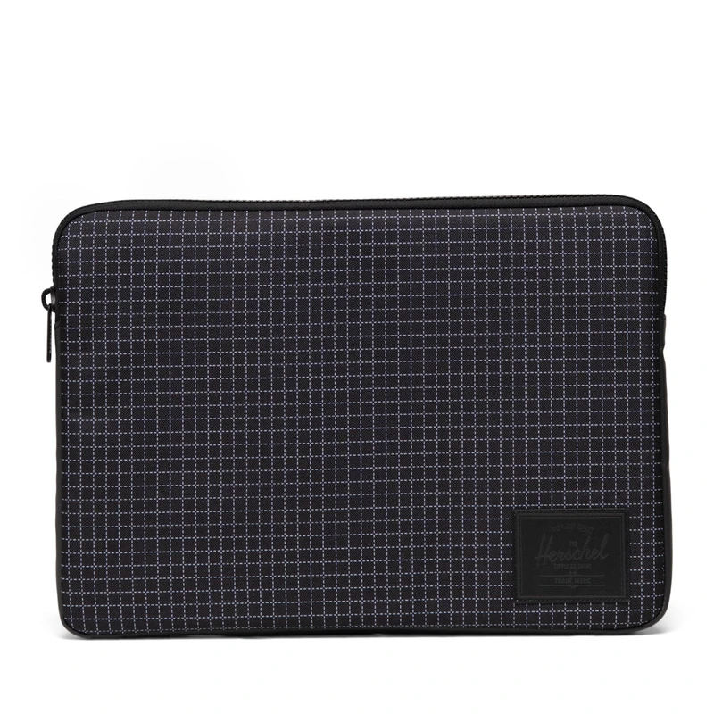 Anchor 15-16 Inch Sleeve, Grid Black/Black