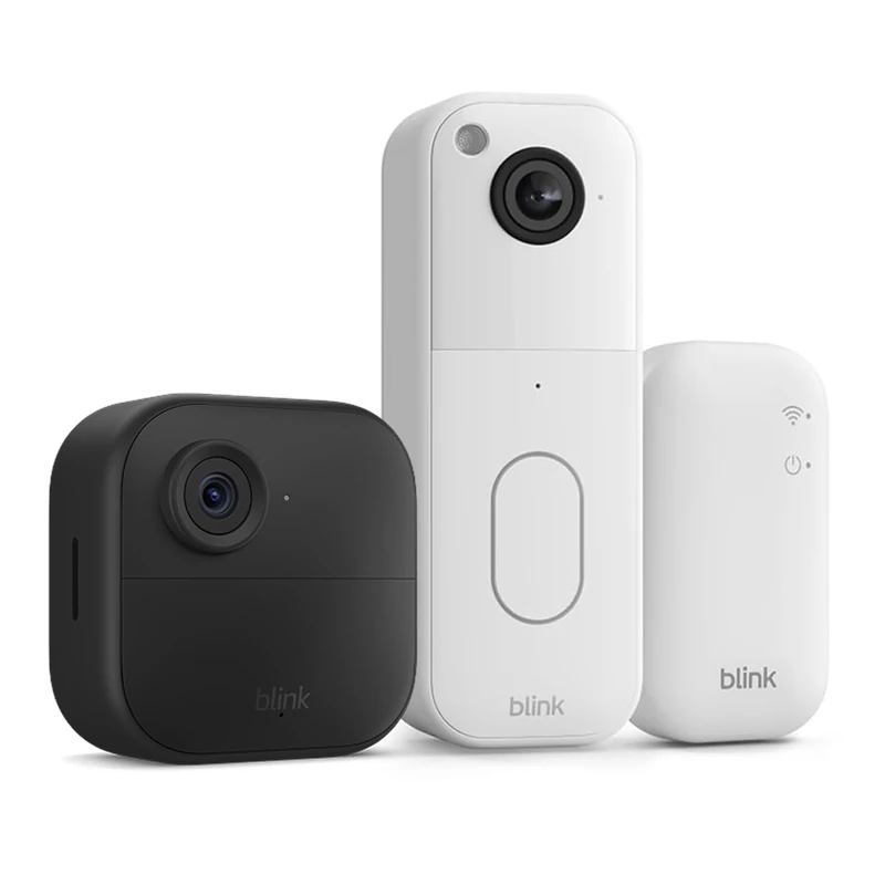Blink Outdoor 4 Camera with Blink Video Doorbell, Sync Module Core included
