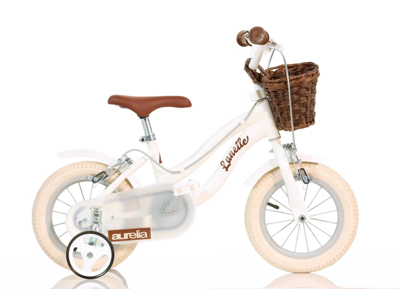 Dino Bikes Aurelia Junior Retro 12" Kids Bicycle - White