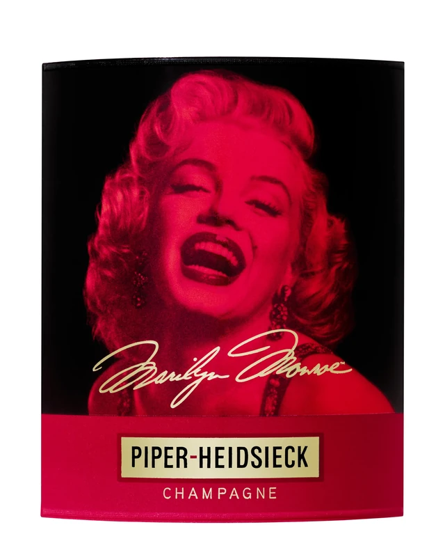 Piper-Heidsieck Brut Champagne, Marilyn Monroe Limited Edition, NV, Chardonnay Pinot Noir Meunier Blend, 750ml