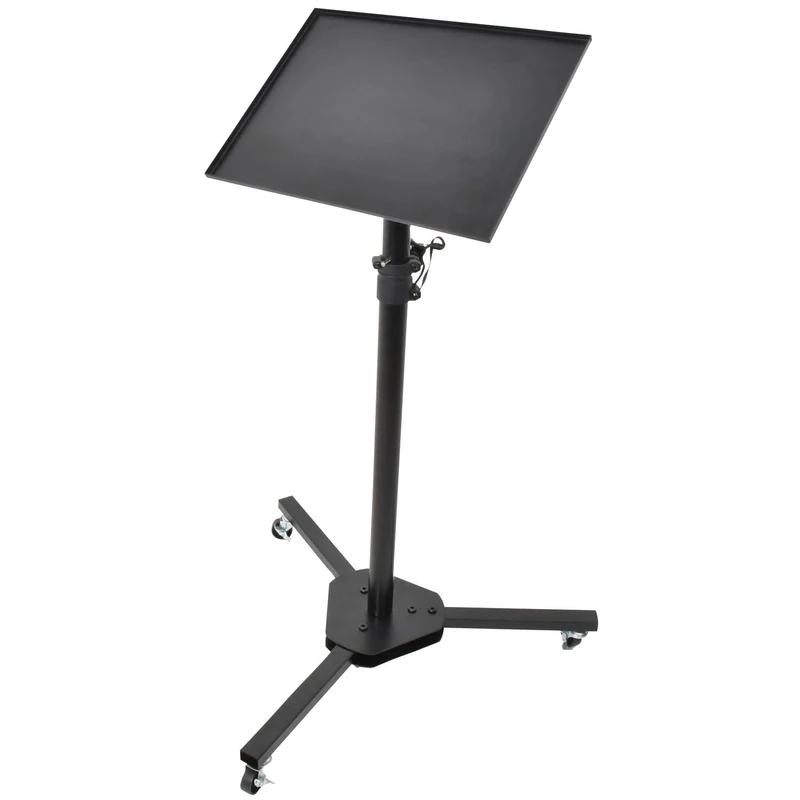 AV:Link Mobile Lectern Stand & Laptop Projector Trolley – Adjustable Height Lectern Podium Stand on Wheels for Classroom, Church Pulpit Stand, Conference Presentation Desk, DJ & Teaching Workstation