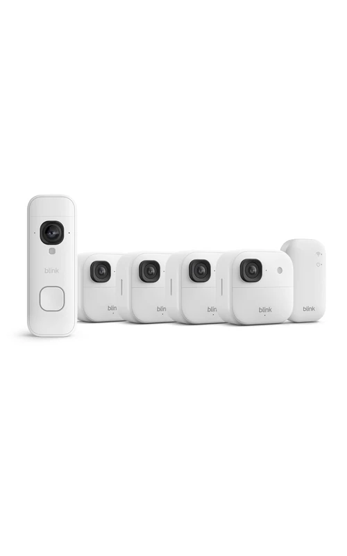 All-new Blink Outdoor 2K+ Cameras with Blink Video Doorbell 2K+ (White), Sync Module Core included - Image 1