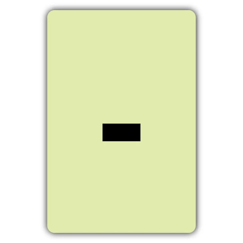 V Safety Glow In The Dark Dash Label Sign - 300 x 450 mm - Made From Triple Glow Self Adhesive Vinyl - Professional Safety Signage - Made in Britain - Image 1